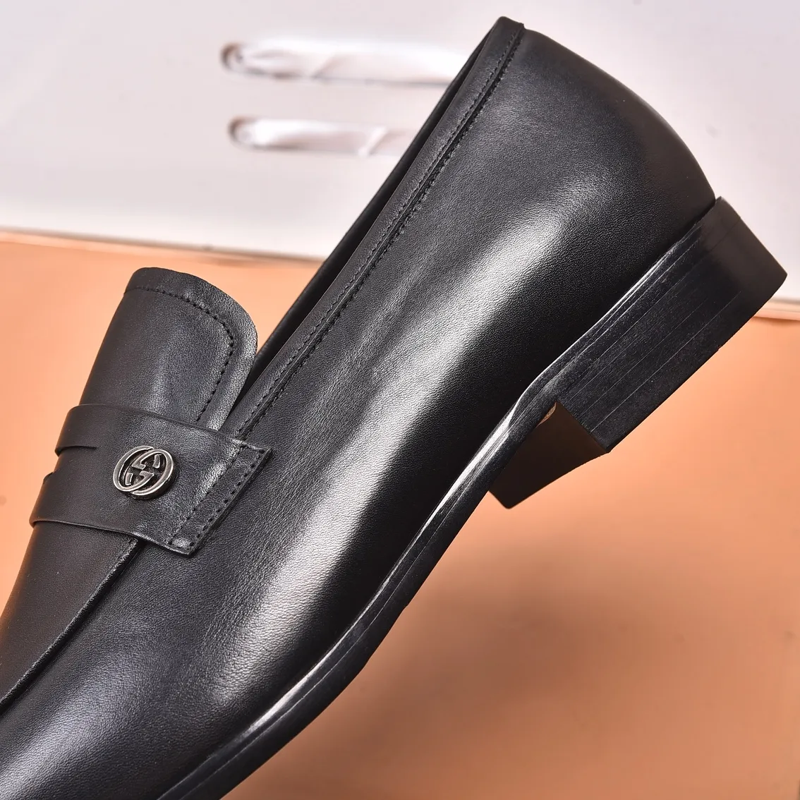 Men's shoes💰540📛📛Original (water-dyed cowhide) Gucci GUCCI official website formal shoes🌀 Italian🇮🇹imported cowhide➕top imported water-dyed cowhide lining💋Finely handmade original bottom, the real thing looks better when photographed in person Standard size 38-44